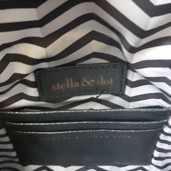 Stella & Dot black clutch - Picture 3 of 3